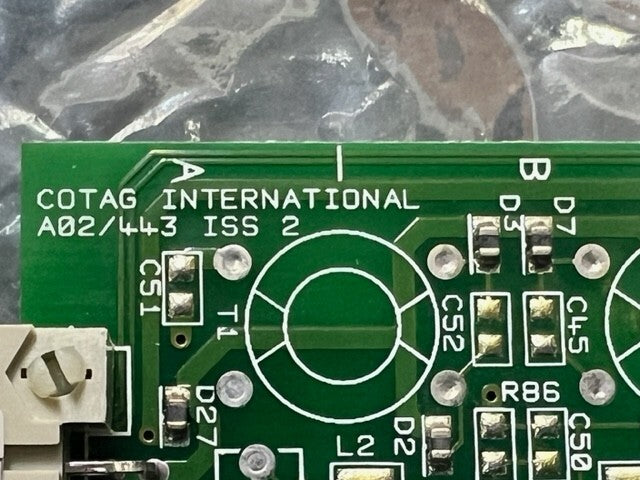 Bewator COTAG INTERNATIONAL Security Systems Circuit Board A02/443 ISS 2 New