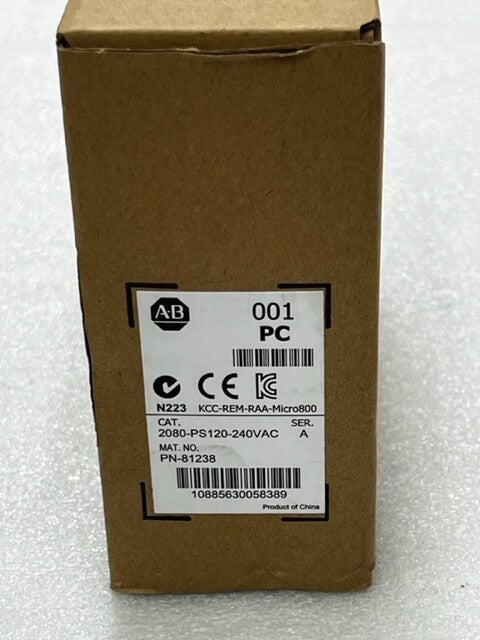 2080-PS120-240VAC Series A PLC Power Supply Unit 24VDC 38.4W 1.6A New in Box