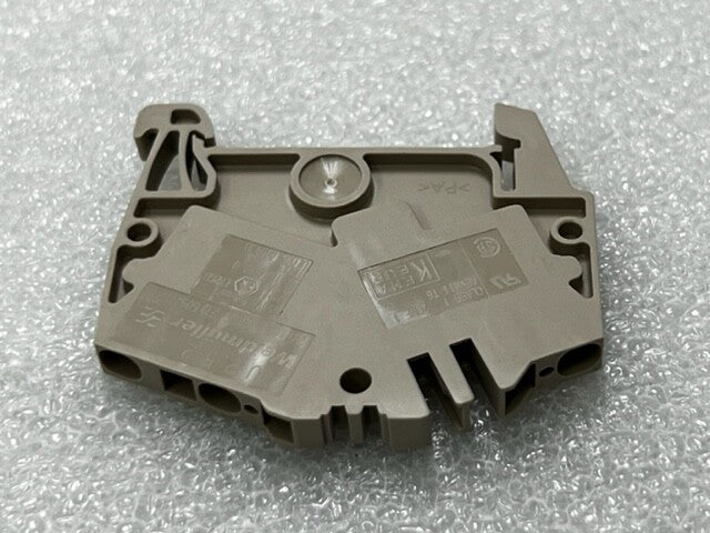 Weidmuller ZDU 2.5-2 2.5mm2 800V Terminal Block Beige New- Box of 100 Pcs