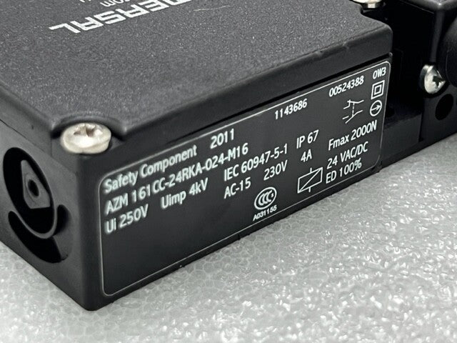 Schmersal AZM161CC-24RKA-024-M16 Safety Interlock Switch (With Actuator) Used