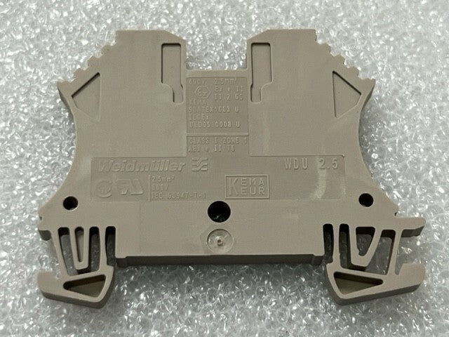 Weidmuller WDU 2.5 2.5mm2 800V Terminal Block Beige New- Lot of 50 Pcs