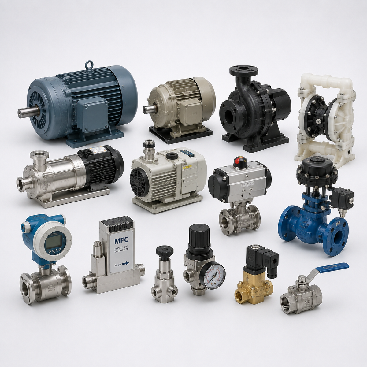 Motors, Pumps & Valves