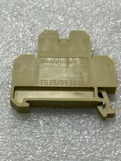 Weidmuller DK 4/35 1D A1 DK4D Double Tier 4mm2 Terminal Block - Box of 25 Pcs