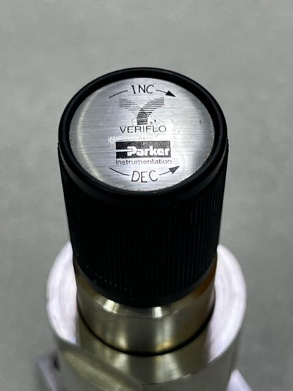 Parker Veriflo Valve SQMICROHF502PUPG6010 P/N 45600574PA Used Good Condition