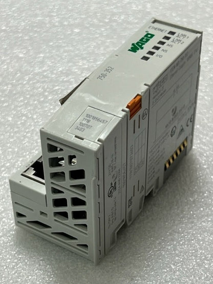 Wago 750-352 PLC Fieldbus EtherNet Coupler Module Used