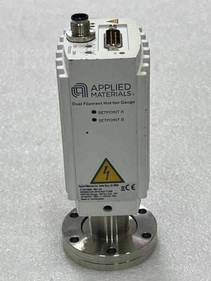 Applied Materials HDP100 0190-48891 Dual Filament Hot Ion Gauge Used