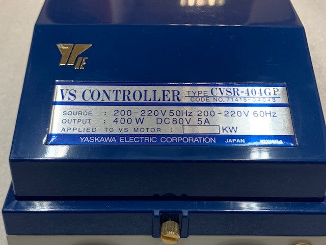 Yaskawa VS Controller CVSR-404GP 200-220V 50/60Hz 400W DC80V 5A New in Box