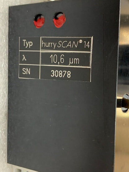 Scanlab hurrySCAN14 10,6um 14mm Scan Head Used