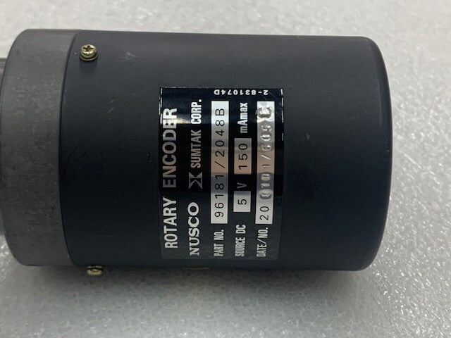 Nusco Sumtak Corp Rotary Encoder 96181/2048B DC5V 150mA Used Good Condition
