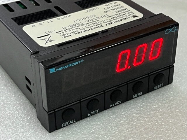 Newport Electronics INFCTRA-1000-R-01 AC230V Digital Panel Meter Ratemeter Used