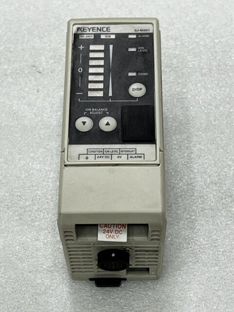 Keyence SJ-M201 24VDC 450mA Static Eliminator Control Unit Used