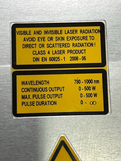 Dilas PHFS9-C1-CS f=100 780-1000 nm 0-500W Diode Laser Module Used