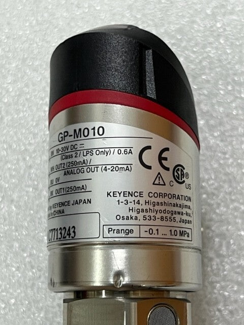Keyence GP-M010 10-30VDC Digital Pressure Sensor Used