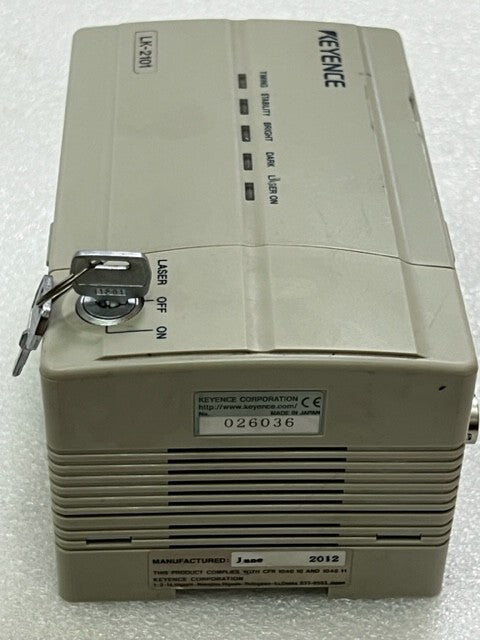 Keyence LK-2101 Laser Displacement Sensor Controller Used