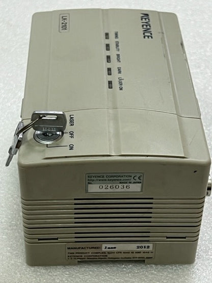 Keyence LK-2101 Laser Displacement Sensor Controller Used