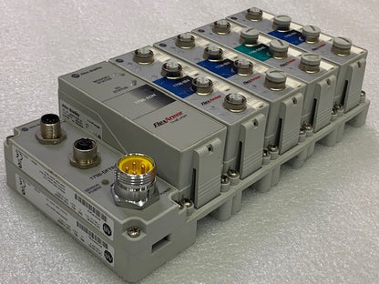 1798 FlexArmor DeviceNet Baseplate, Field Termination Plug and I/O Modules Used
