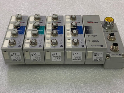 1798 FlexArmor DeviceNet Baseplate, Field Termination Plug and I/O Modules Used