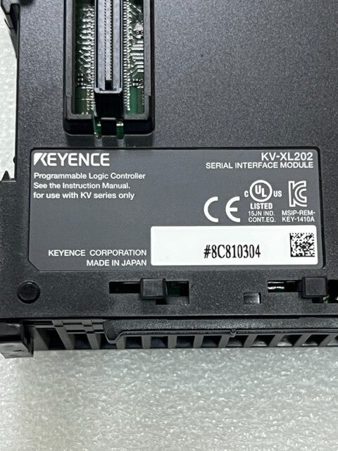 Keyence KV-XL202 PLC Serial Interface Module Used