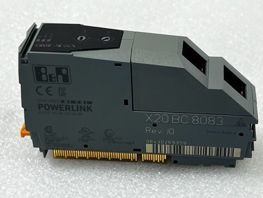 B&R X20BC8083 Rev. J0 Expandable Bus Controller Module Used