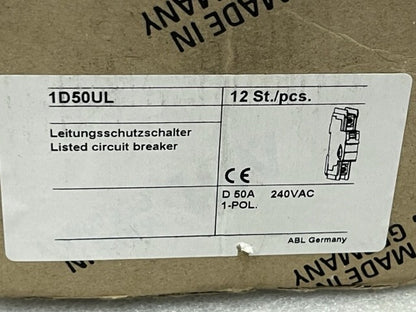 Lot of 12 Pcs - Altech Corp UL489 Molded Case Circuit Breaker ABL D50 240VAC New