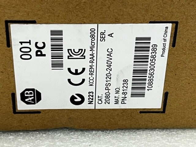 2080-PS120-240VAC Series A PLC Power Supply Unit 24VDC 38.4W 1.6A New in Box
