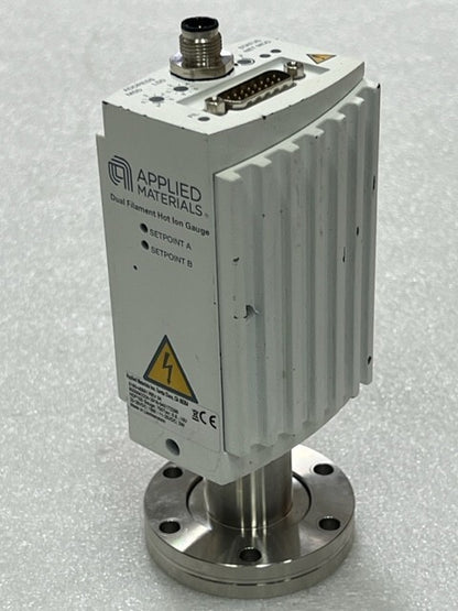 Applied Materials HDP100 0190-48891 Dual Filament Hot Ion Gauge Used