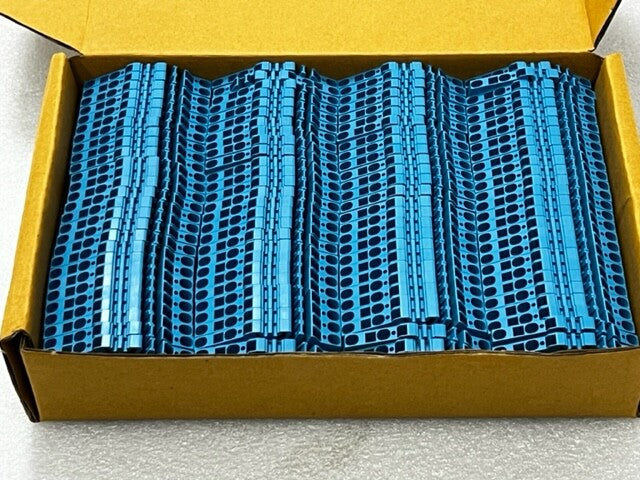 Weidmuller ZDU 2.5-2 2.5mm2 800V Terminal Block Blue New - Box of 100 Pcs