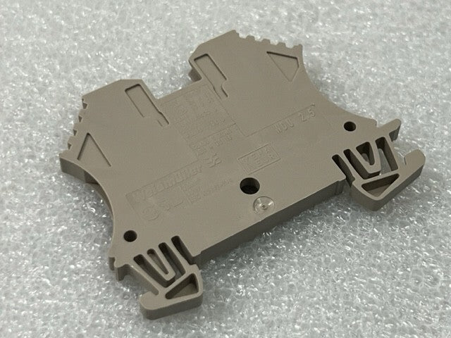 Weidmuller WDU 2.5 2.5mm2 800V Terminal Block Beige New- Lot of 50 Pcs