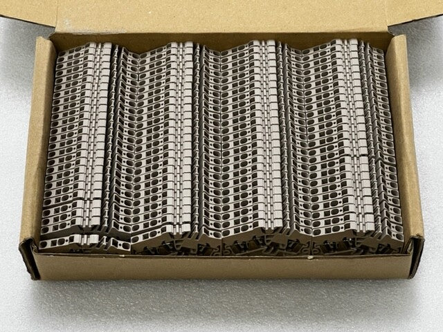 Weidmuller ZDU 2.5-2 2.5mm2 800V Terminal Block Beige New- Box of 100 Pcs