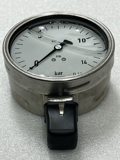 Wika 232.50.100 14 bar 1/2 NPT 316L Pressure Gauge New