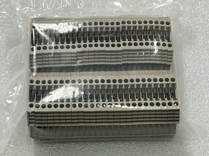 Weidmuller WDU 2.5 2.5mm2 800V Terminal Block Beige New- Lot of 50 Pcs