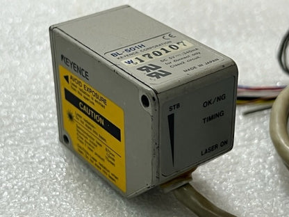 Keyence BL-501H Barcode Reader Laser Sensor Used
