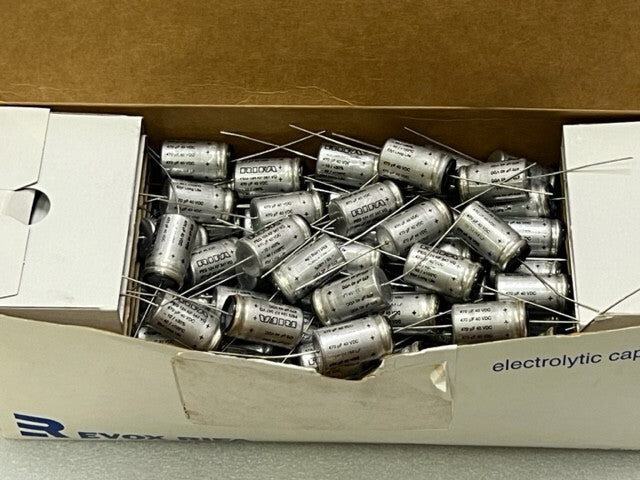 Rifa Elyt Long Life Capacitor PEG 124 KF 347 VQ 470uF 40VDC New - Box of 100 Pcs