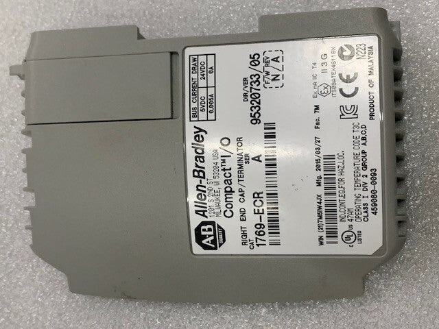 1769-ECR SER A Compact I/O Right End Cap Terminator Used