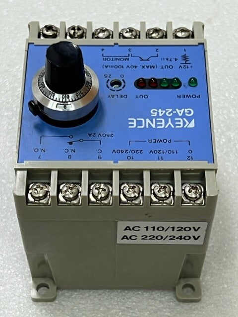 Keyence GA-245 Shock Sensor Controller Used in Good Condition