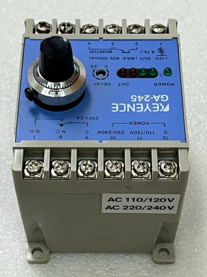 Keyence GA-245 Shock Sensor Controller Used in Good Condition