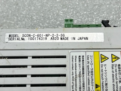 IAI Electric SCON-C-601-NP-2-2-SG Linear Servo Actuator Controller Used