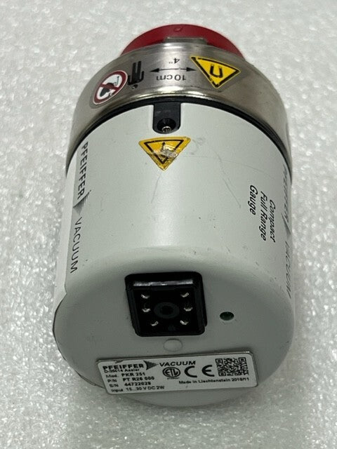 Pfeiffer Vacuum PKR 251 15.30VDC 2W Compact Full Range Gauge D-35614 Asslar Used