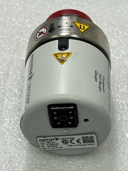 Pfeiffer Vacuum PKR 251 15.30VDC 2W Compact Full Range Gauge D-35614 Asslar Used