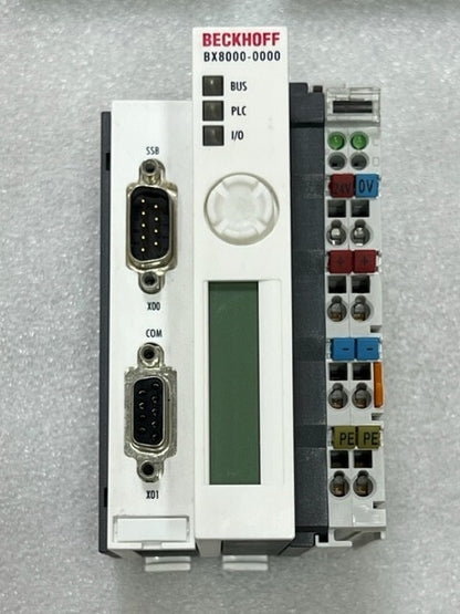 Beckhoff BX8000-0000 Bus Terminal Controller w KL1408 KL2408 KL9010 KL9100 Used