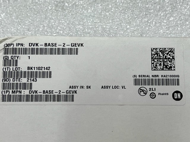 Onsemi DVK-BASE-2-GEVK Microcontroller Base Evaliation Kit New