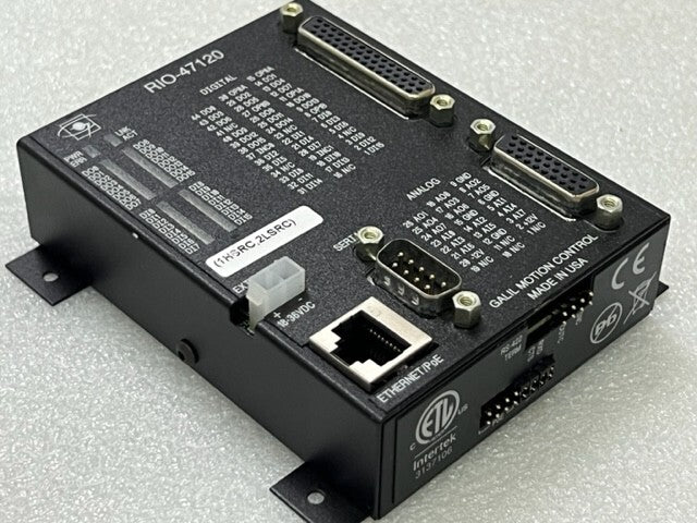 Galil Motion Control RIO-47120 EtherNet PLC Remote I/O Controller Used