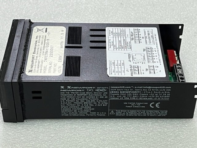 Newport Electronics INFCTRA-1000-R-01 AC230V Digital Panel Meter Ratemeter Used