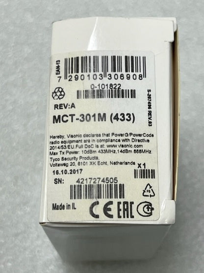 Visonic MCT-301M (433) 10dBm 433MHz Wireless Transmitter Module New