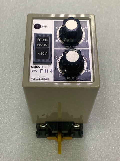 Omron SDV-FH4 Voltage Sensor Controller Input 100/110VAC Used Good Condition