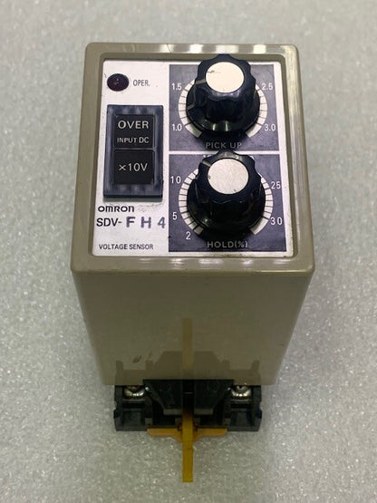 Omron SDV-FH4 Voltage Sensor Controller Input 100/110VAC Used Good Condition