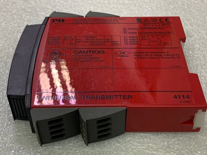 PR Electronics 4114 Universal Transmitter Excellent Condition