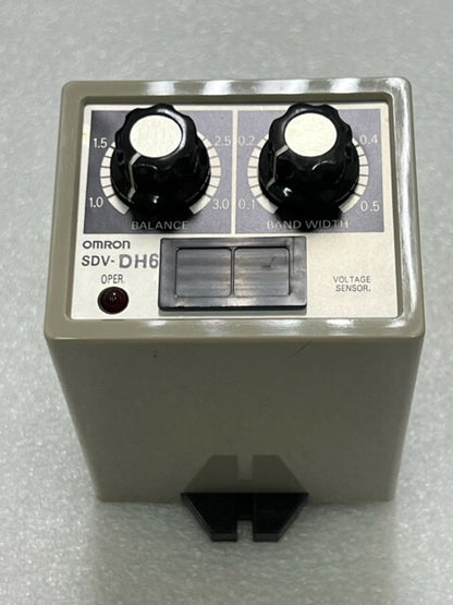 Omron SDV-DH6 Voltage Sensor Controller 100/110VAC 50/60Hz New (Old Stock)