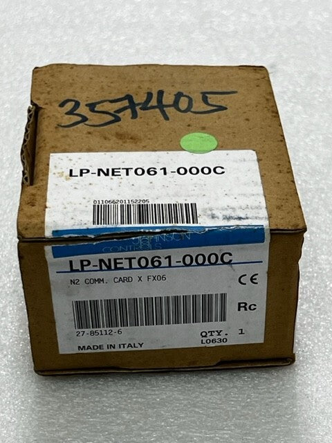 Johnson Controls LP-NET061-000C Communication Card Module New (Old Stock)