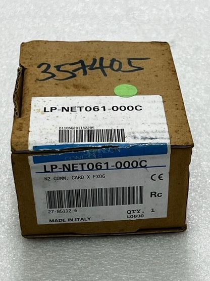 Johnson Controls LP-NET061-000C Communication Card Module New (Old Stock)